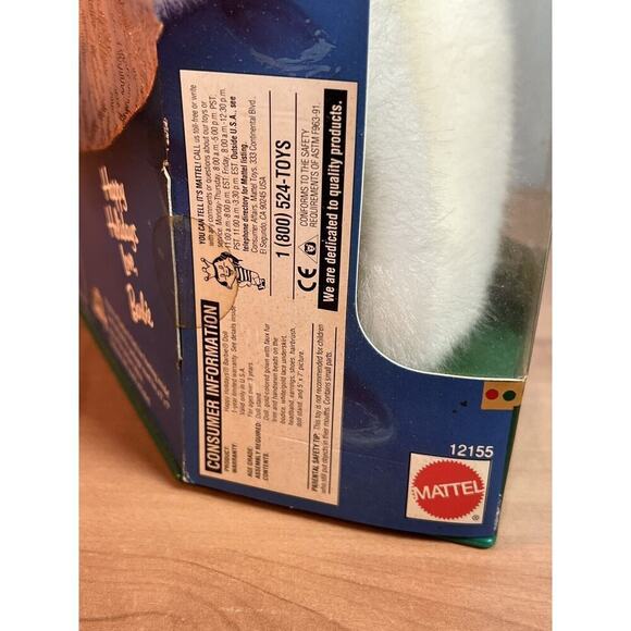 Happy Holidays 1994 Barbie Doll New In Box Slight Damage - Picture 9 of 11